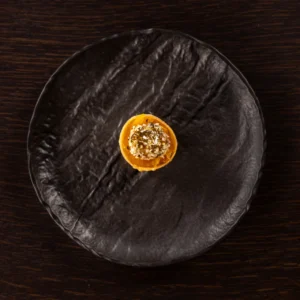 Krepšelis su vištienos kepenėlių paštetu, moliūgų džemu